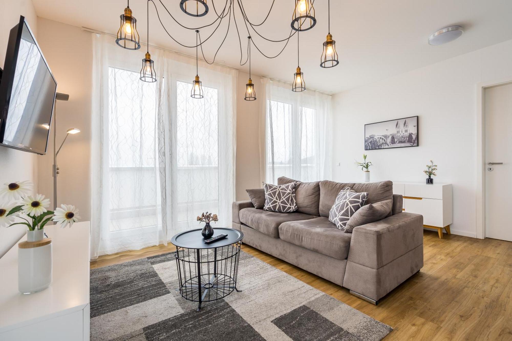 Penthouse-Appartements Freiburg Bilik gambar